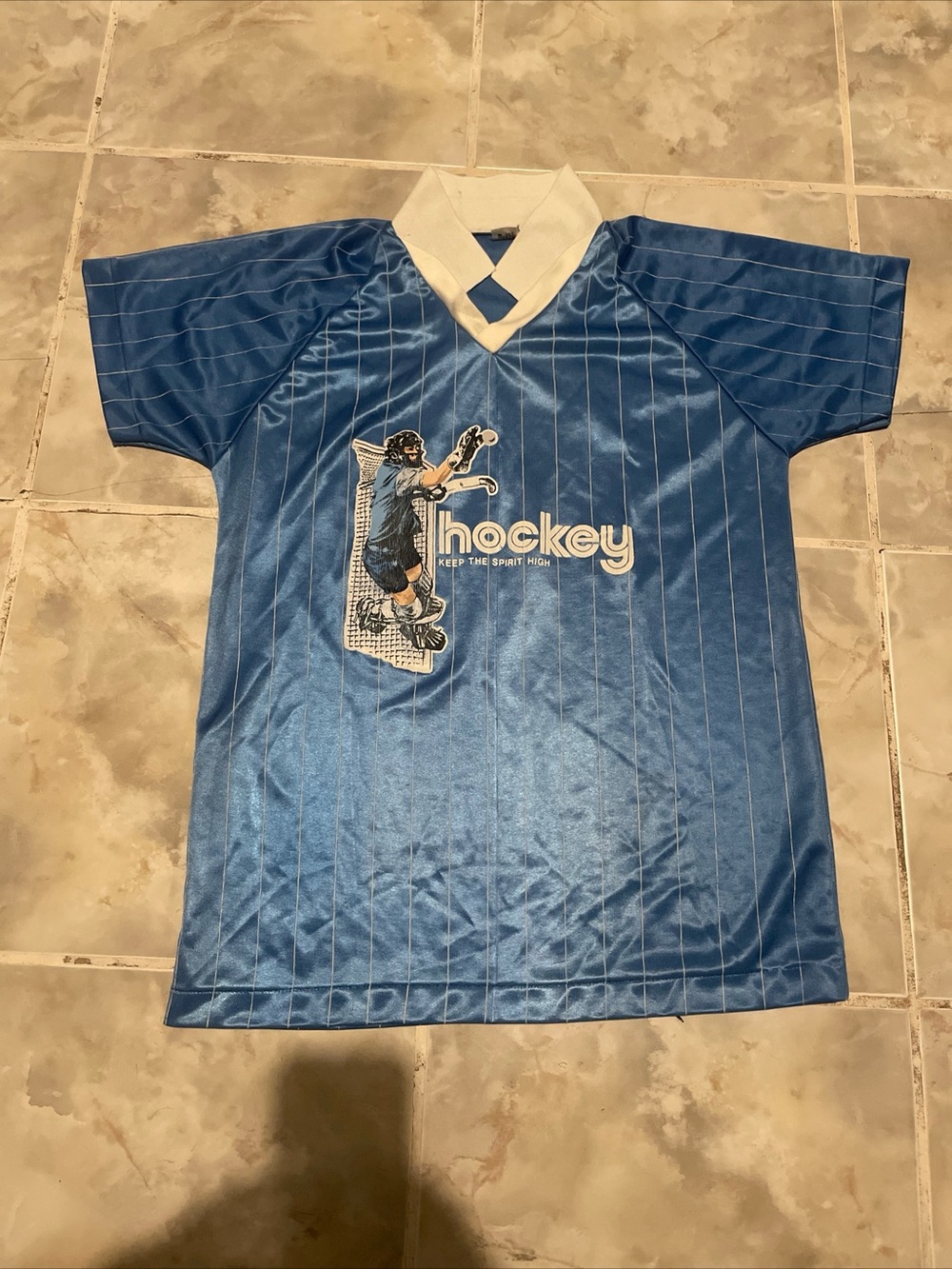 Vintage 1980s Indonesia Hockey Jersey Single Stitch SZ S